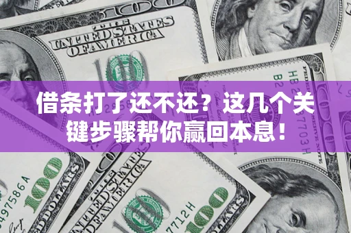 武汉借条打了还不还？这几个关键步骤帮你赢回本息！