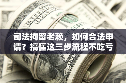 武汉司法拘留老赖，如何合法申请？搞懂这三步流程不吃亏！