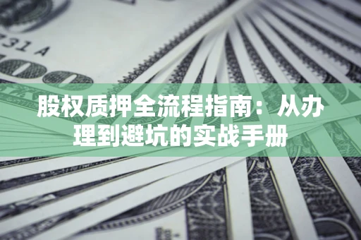 武汉股权质押全流程指南：从办理到避坑的实战手册