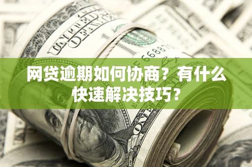 武汉网贷逾期如何协商？有什么快速解决技巧？
