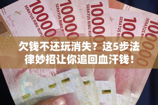 武汉欠钱不还玩消失？这5步法律妙招让你追回血汗钱！