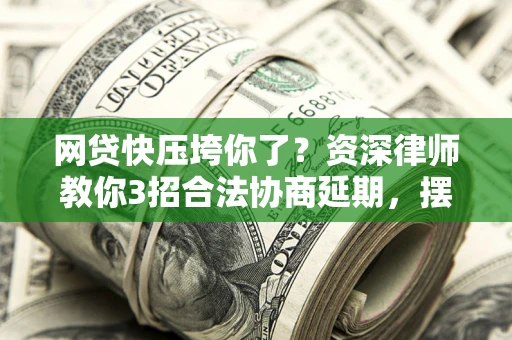 武汉网贷快压垮你了？资深律师教你3招合法协商延期，摆脱暴力催收！
