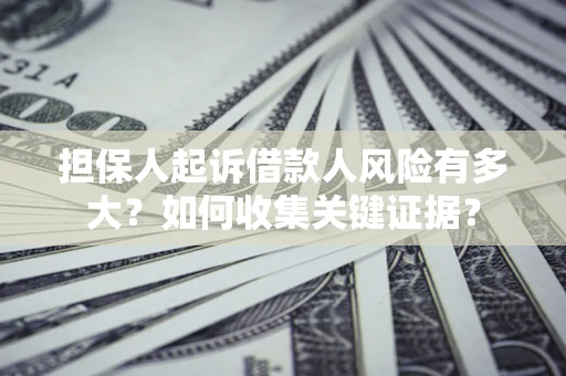武汉担保人起诉借款人风险有多大？如何收集关键证据？