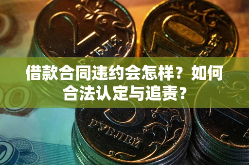武汉借款合同违约会怎样？如何合法认定与追责？