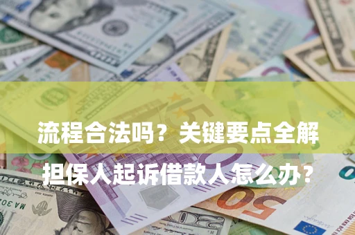 武汉

担保人起诉借款人怎么办？流程合法吗？关键要点全解析