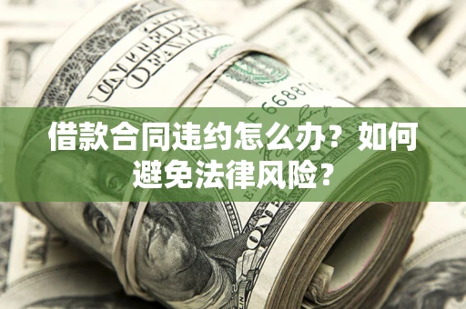 武汉借款合同违约怎么办？如何避免法律风险？