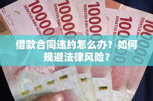 武汉借款合同违约怎么办？如何规避法律风险？
